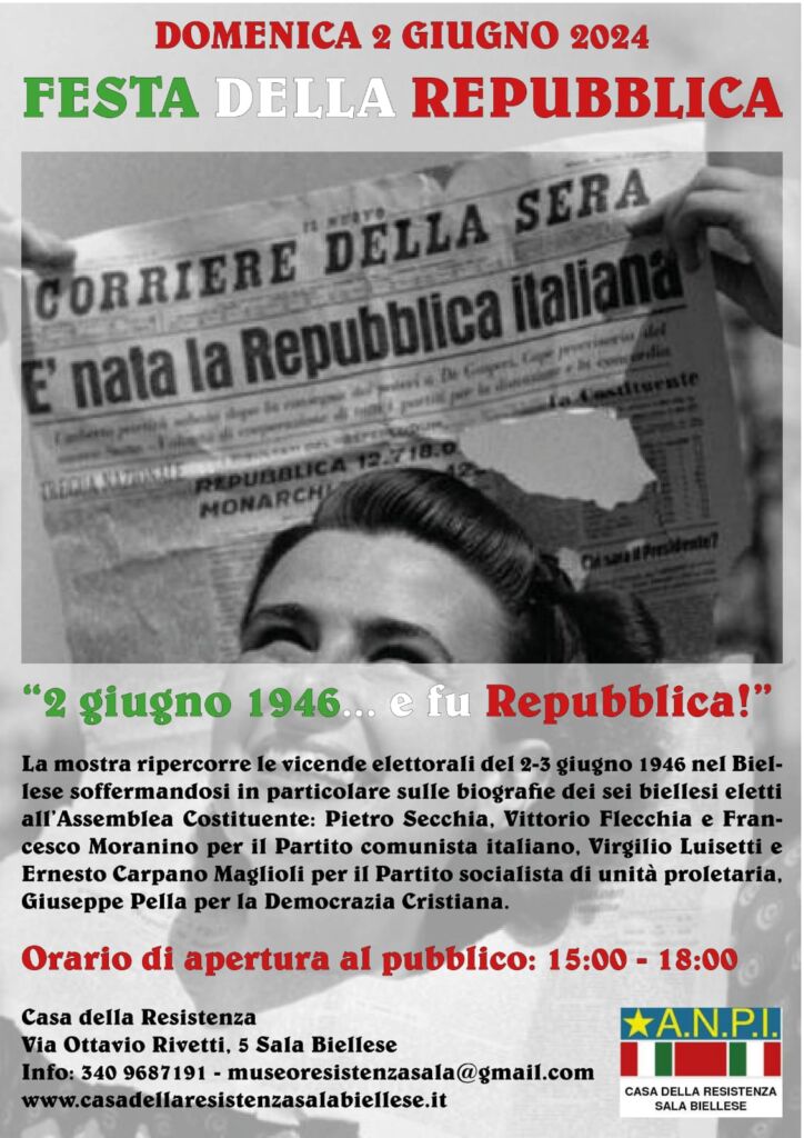 Festa della Repubblica alla Casa della Resistenza