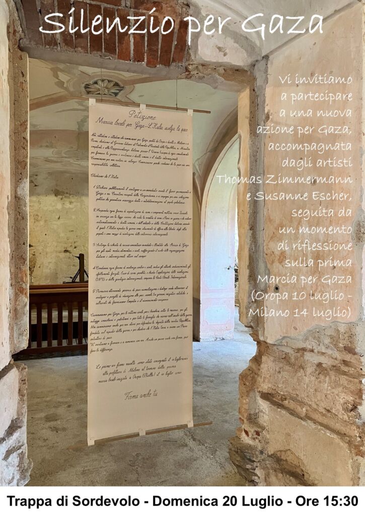 Silenzio per Gaza