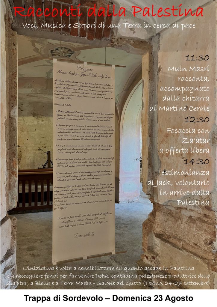 RACCONTI DALLA PALESTINA