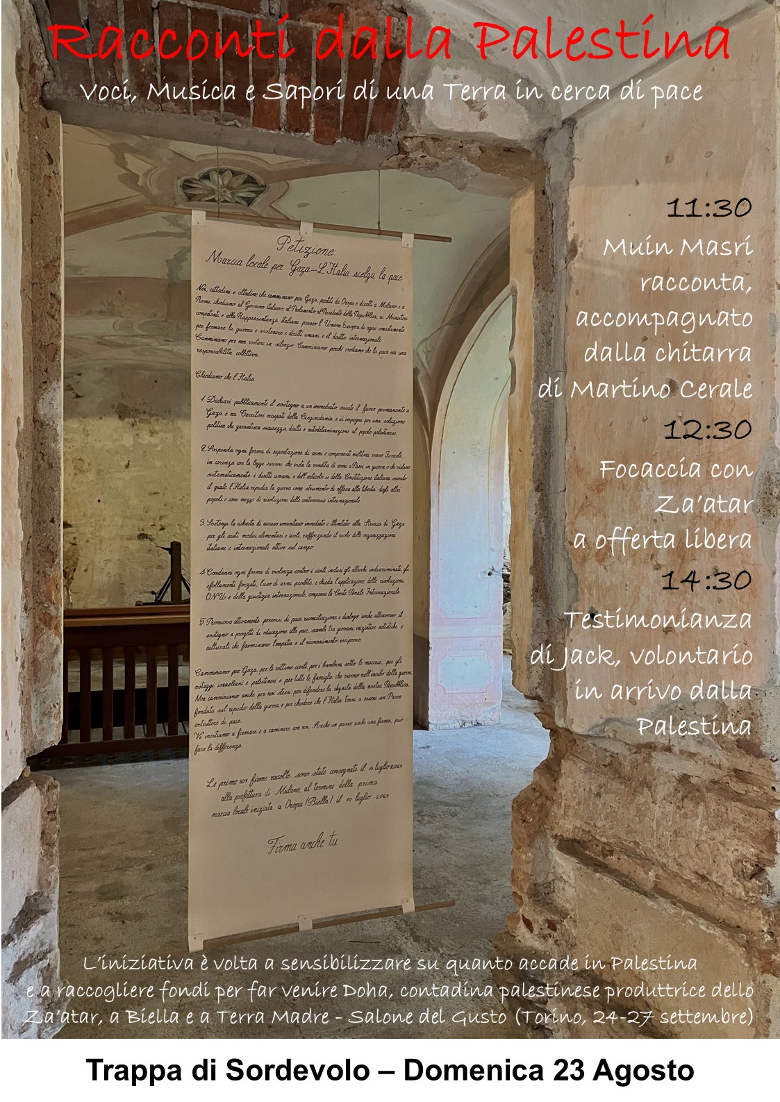 260823 RACCONTI DALLA PALESTINA locandina BIS